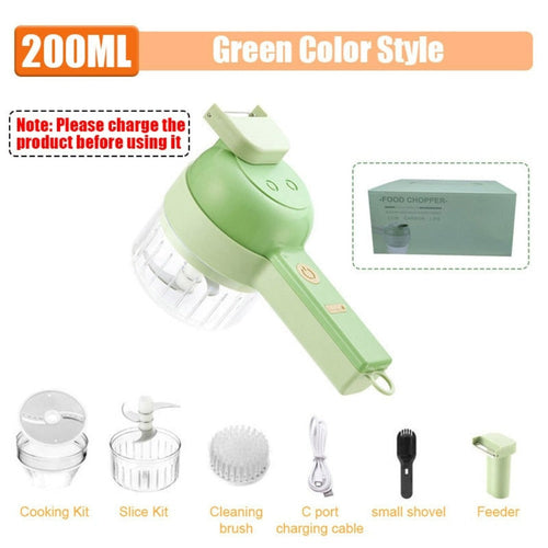KitchenAura™ SlicePro 4-in-1 Electric Slicer