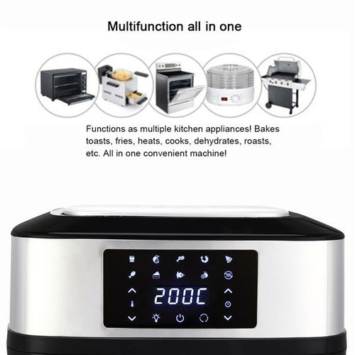KitchenAura™ CrispMaster 16L Digital Air Fryer